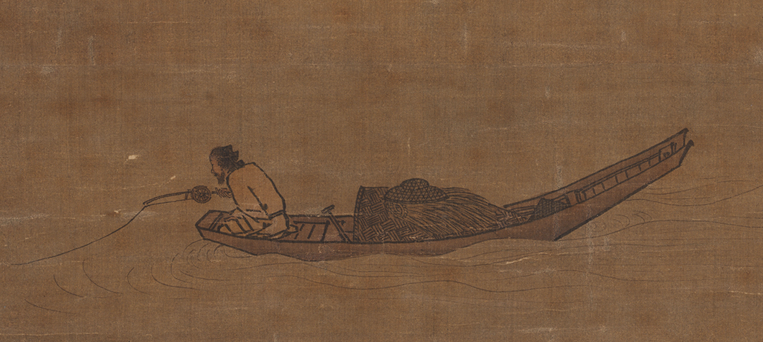 []千年前的垂钓者：《 寒江独钓图》