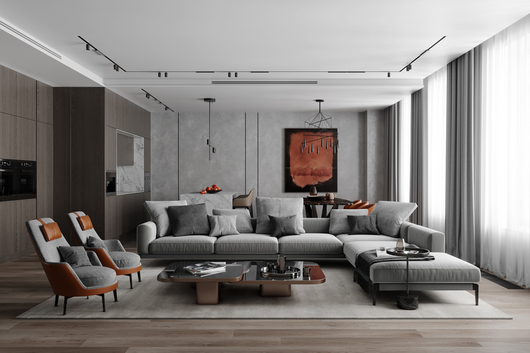 设计师|大理石全屋定制，专属你的高级灰