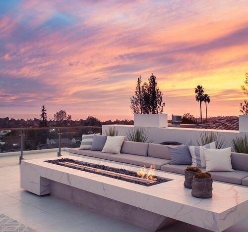 「」13个“露台花园”景观设计,谁说顶楼房不好,送个露台它不香吗?