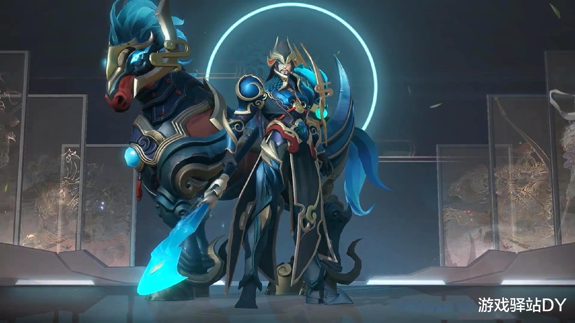 关羽|王者荣耀：五虎集结！1300关羽武圣30号登场，模型特效展示