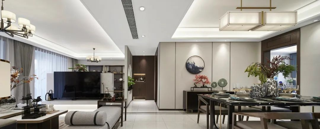 |三套样板房，不同风格不同韵味