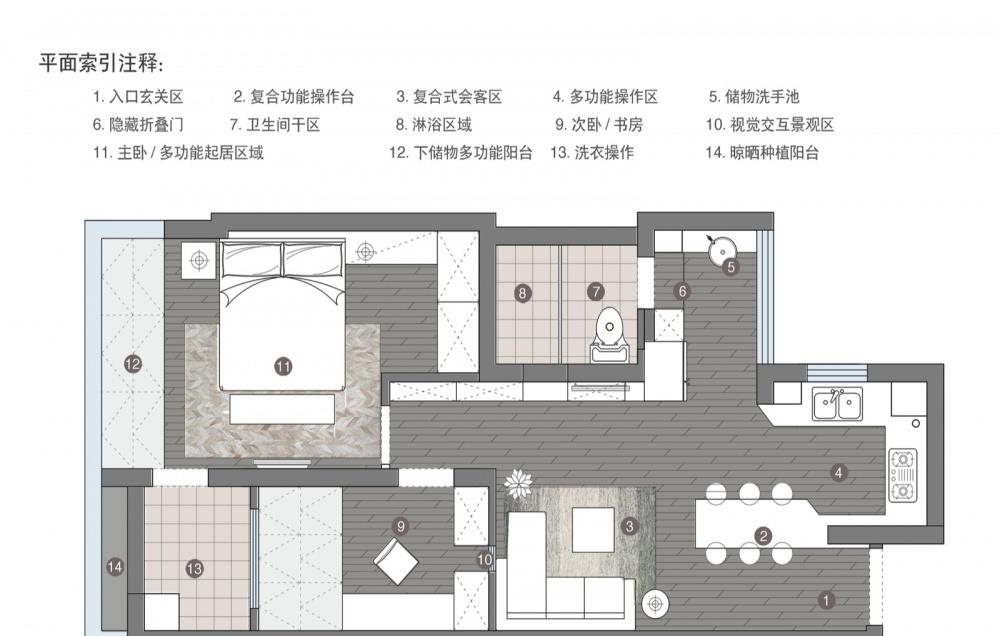 设计师|化零为整重新划分空间，52㎡小户型变身舒适实用小两居，真心不错