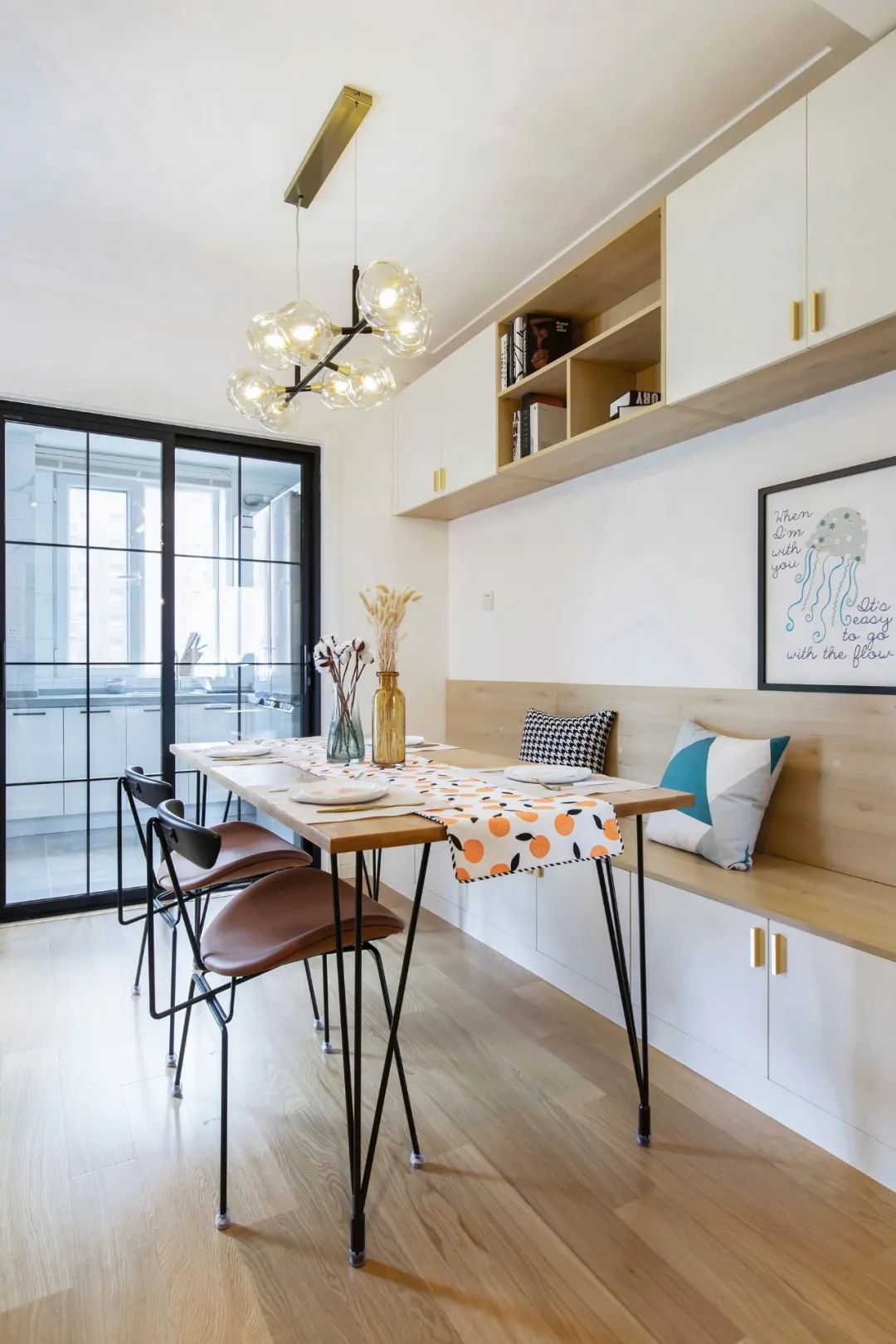 ▲家里装一个卡座,惬意又实用!全家都拍手叫好,邻居进门就夸赞!