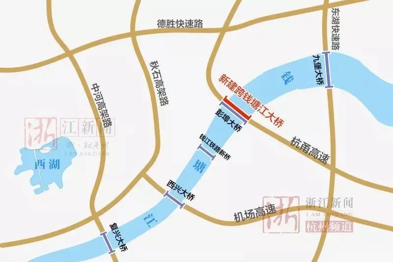 杭州发布|这座大桥下个月将初现雏形！杭州这些江上大桥你眼熟吗？