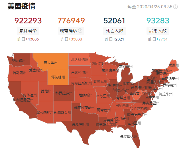 美国▲美确诊人数迫近100万大关！州长揭露病毒源头，特朗普真的慌了