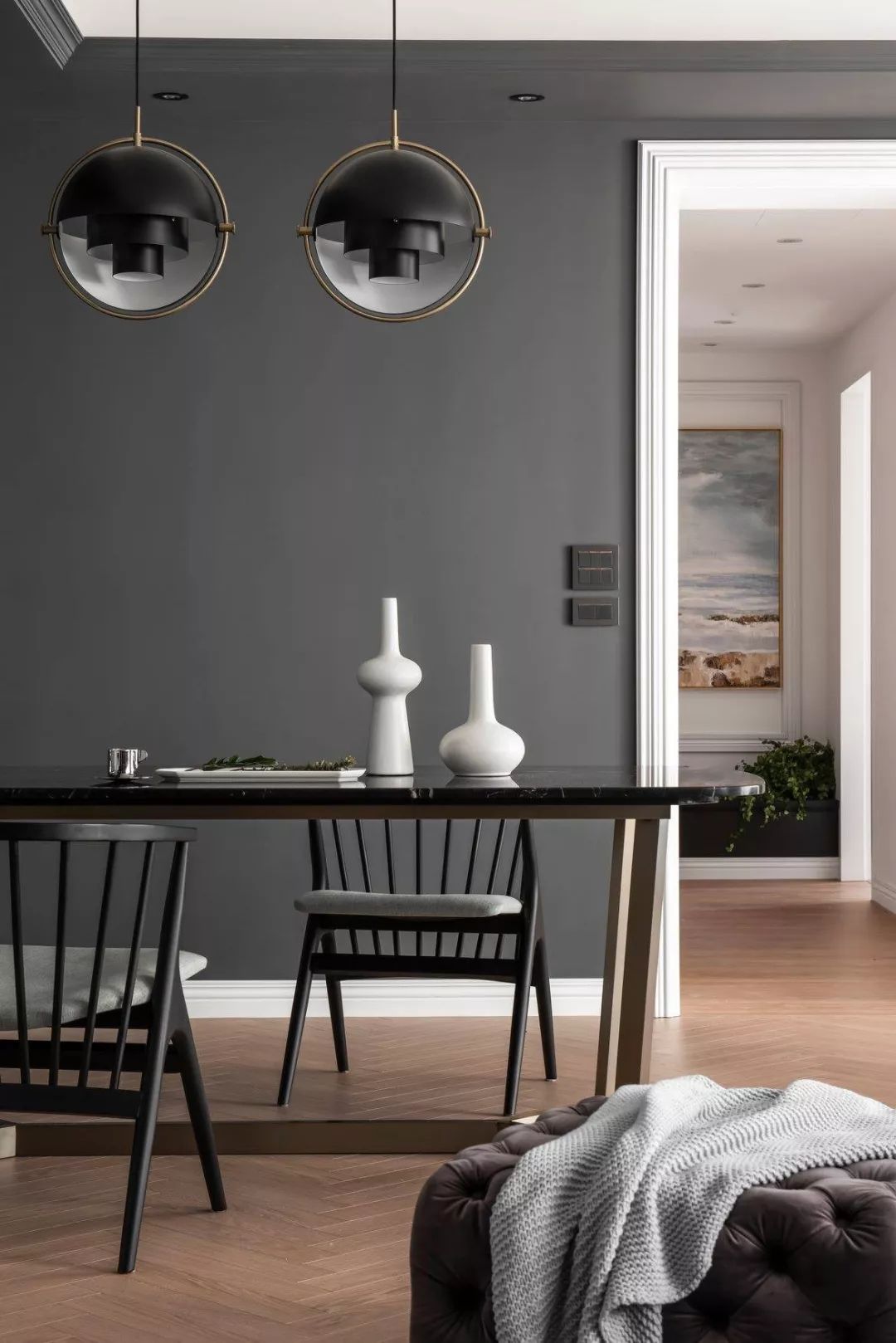 140㎡现代美式，简约华丽的混搭，档次端庄的气质