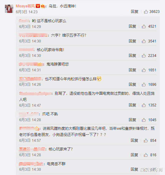 「若风」电竞岳不群！别人为UZI退役送祝福，若风发声惨遭嘲讽