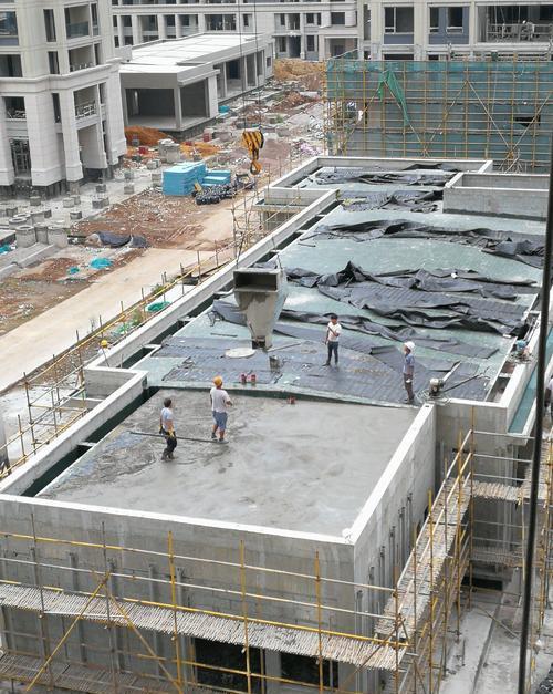 |国外自建房现浇屋顶，先铺雨布再扎钢筋，双重防水保温国内没见过