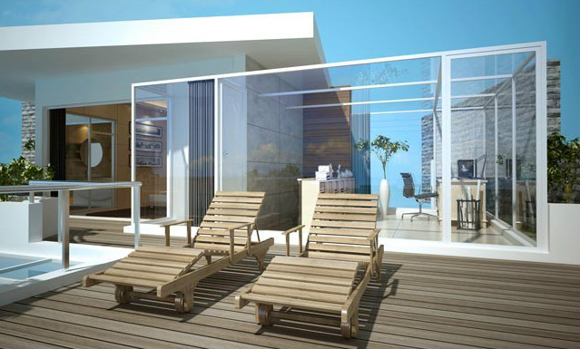 |几款时尚的阳光房——无创意，不设计