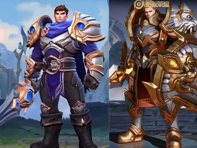 #王者荣耀#英雄联盟VS王者荣耀，谁的皮肤帅？看到韩信宫本，王者玩家笑了