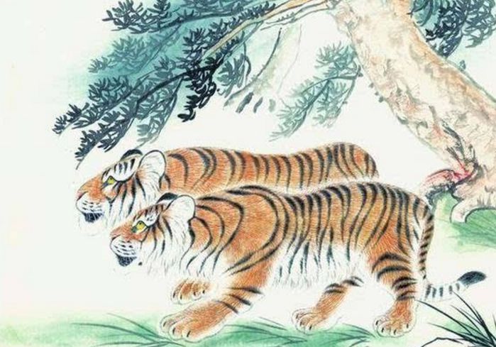 「」生肖虎：双喜盈门！青云直上！