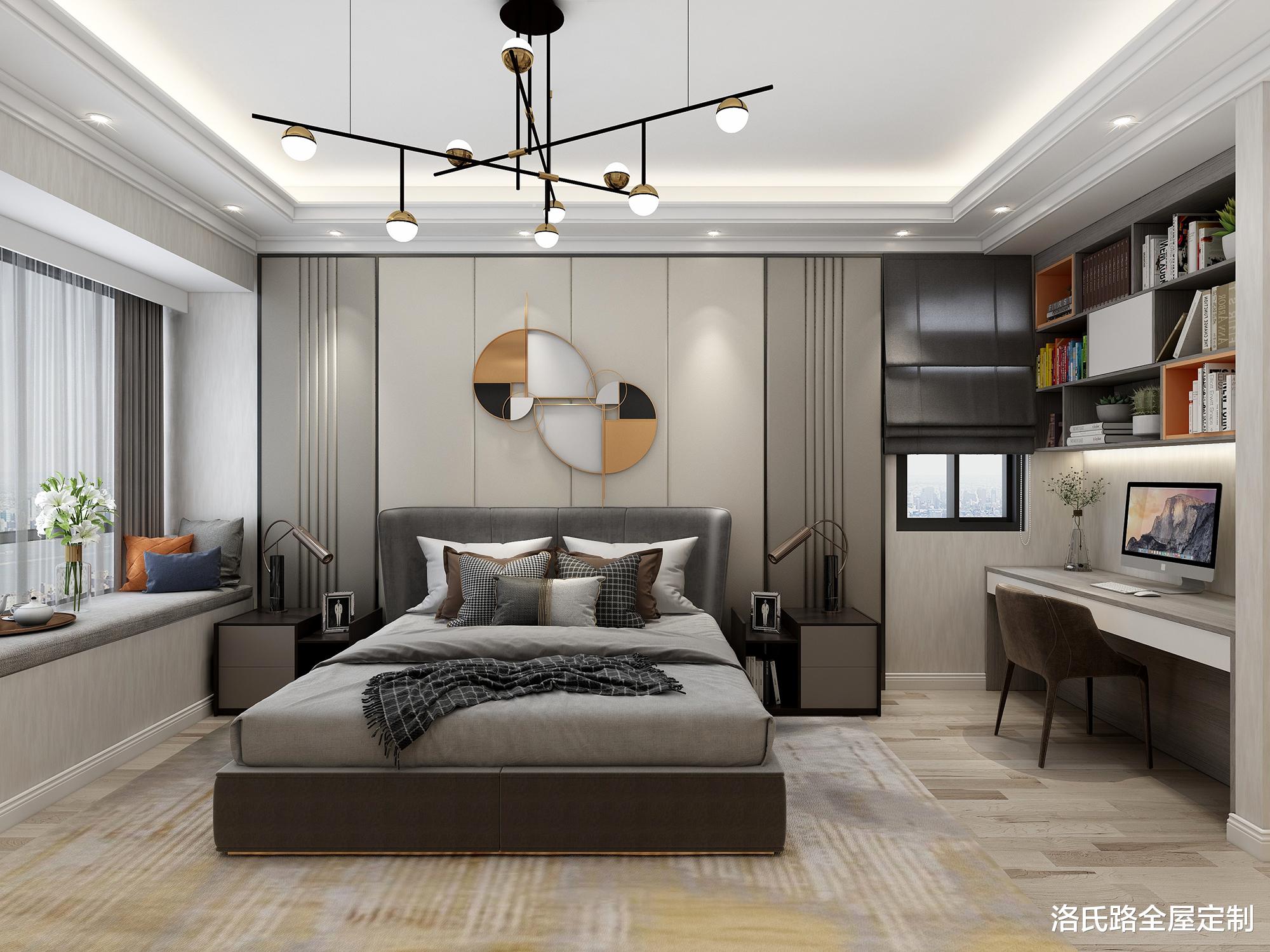 『』晒晒现代风的新房，背景墙设计真特别，简约时尚又大气