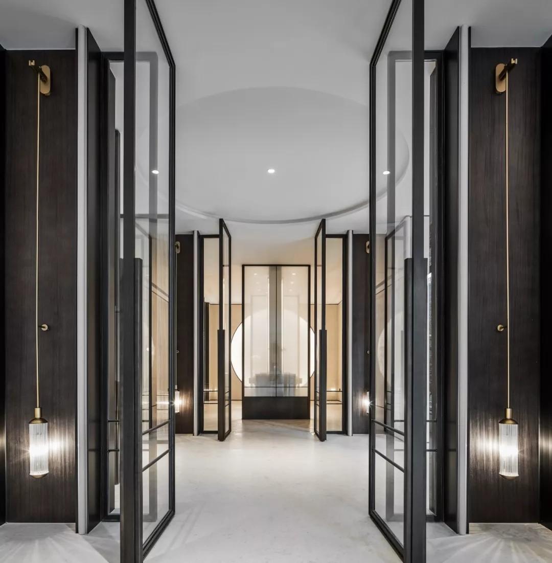 这才是中国别墅，1200㎡新中式合院，光是入户，就惊艳万千