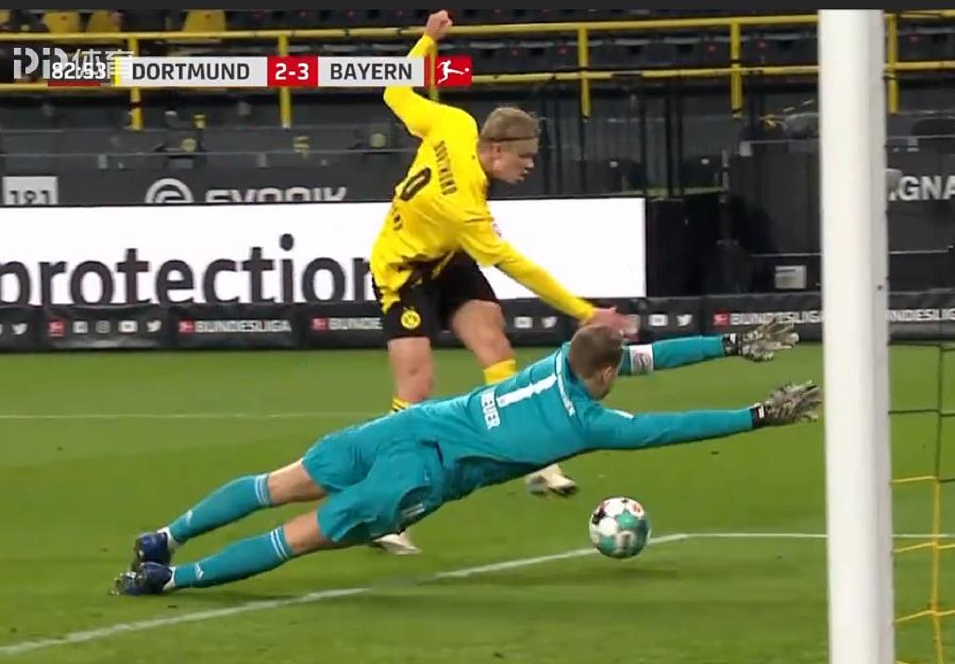 哈兰德|拜仁防不住他!还原20岁哈兰德7次进攻摧残拜仁,潜力已超姆巴佩