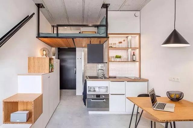 老年小妙招|32㎡精美Loft，颜值与收纳兼具，打造高品质的生活空间！