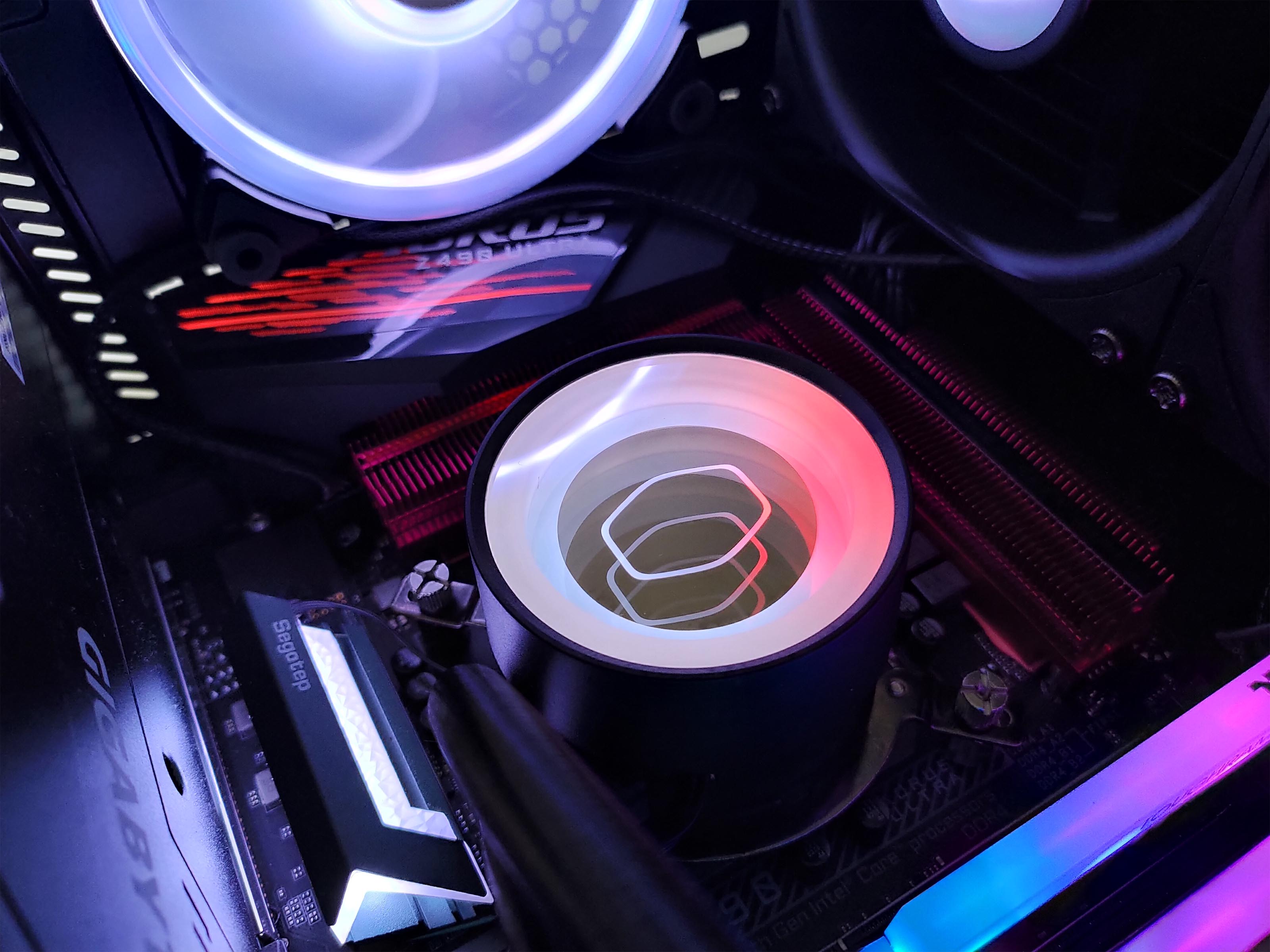 苹果|稳压i7-10700K全核5.3Ghz——酷冷至尊海魔360水冷简测