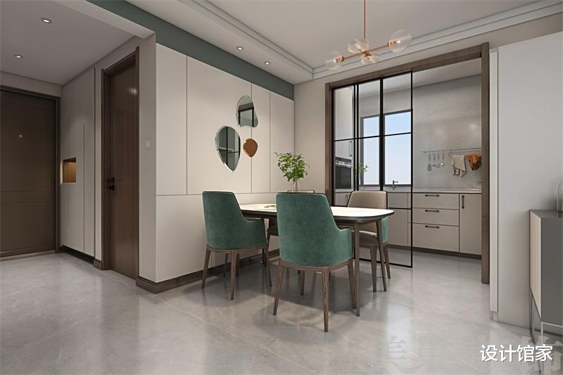 |一家三口的120平现代简约风,简约精致,有颜有品位的设计