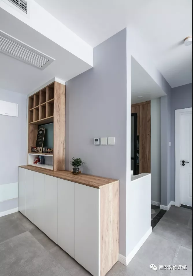 「」85㎡两室灰色极简北欧，刚需也有范