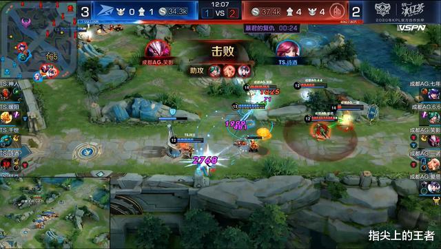 ts电竞■赛点局TS出险招,第六局超玩会庄周打野来到巅峰赛,伽罗怎么活?