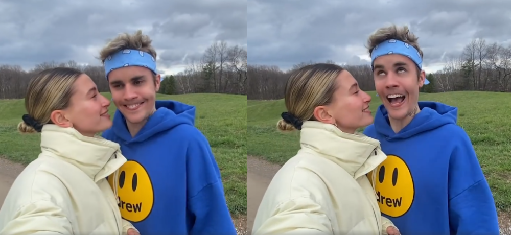 贾斯汀·比伯@贾斯汀·比伯联手A妹发单曲,MV里海莉出镜超浪漫,比伯搞怪卖萌