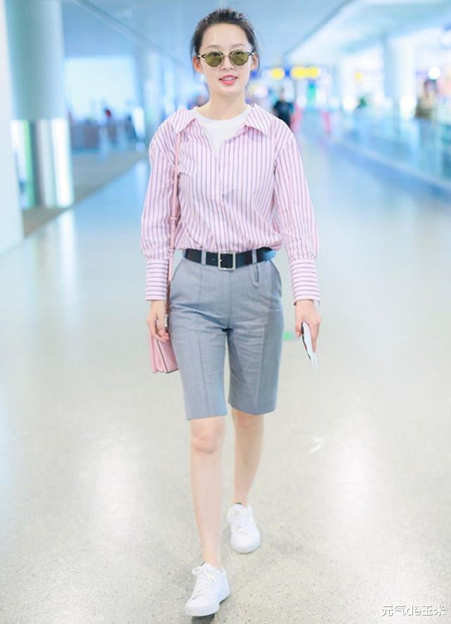 李沁|李沁丝毫不惧后果！这么短的亮片裙也敢穿，走路只能用手往下拽