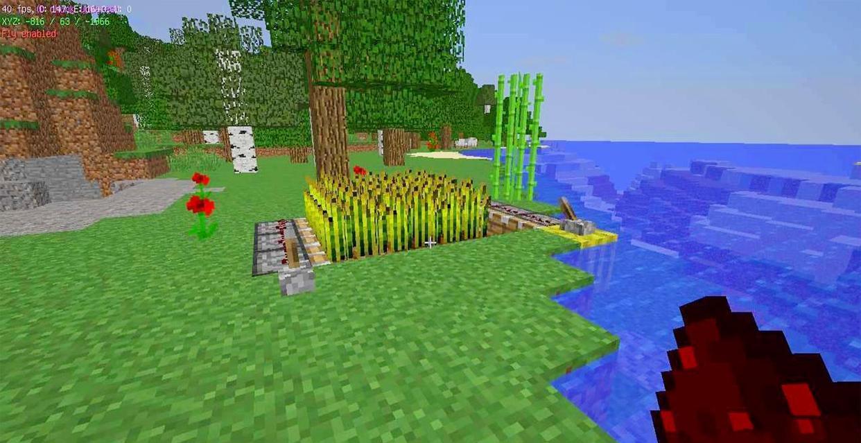 「我的世界」我的世界：红石电路收割甘蔗很难？保姆级攻略，包教包会