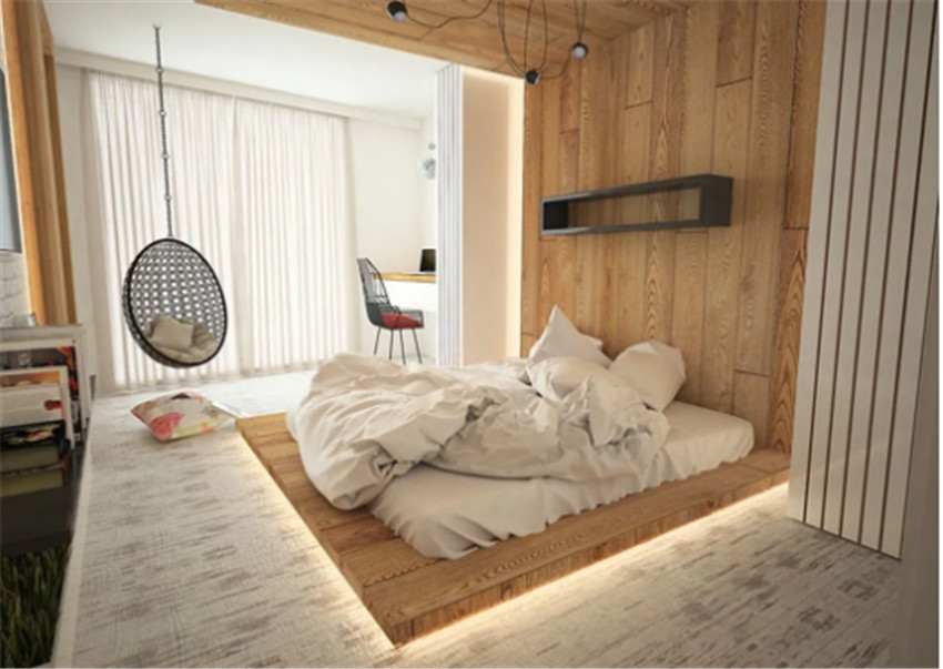 老年小妙招|卧室不足10㎡放不下床？不如直接做个地台床，省空间又能收纳