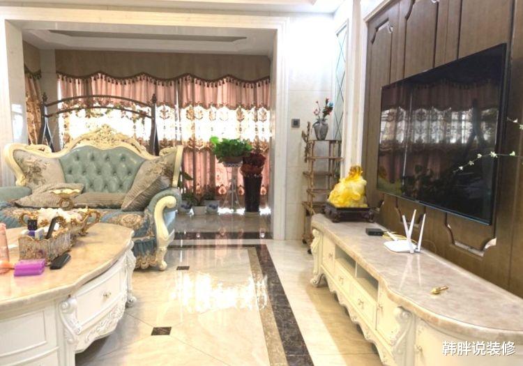 实木地板|30万装修的132㎡四居室，简约欧式风格，喜欢的朋友可以参考