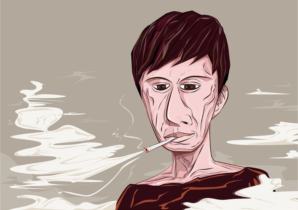 「肝脏」饭后爱抽烟的人，如果脸上出现3种异常，别抽烟了，是心脏在求救