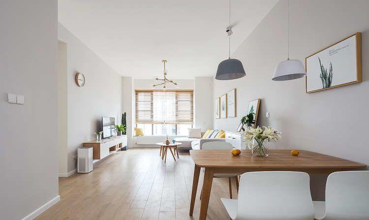 |她家110㎡，不做吊顶不做背景墙，场面极度舒适，太喜欢了