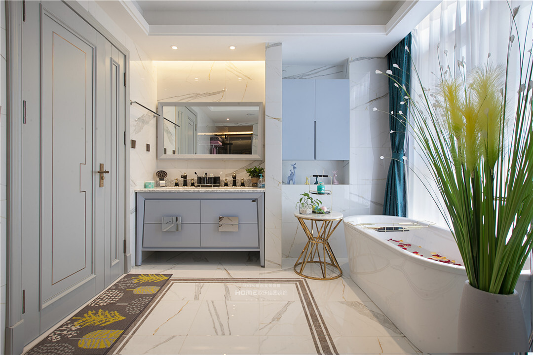 手办|420㎡轻奢欧式，真正做到1: 1的效果图还原