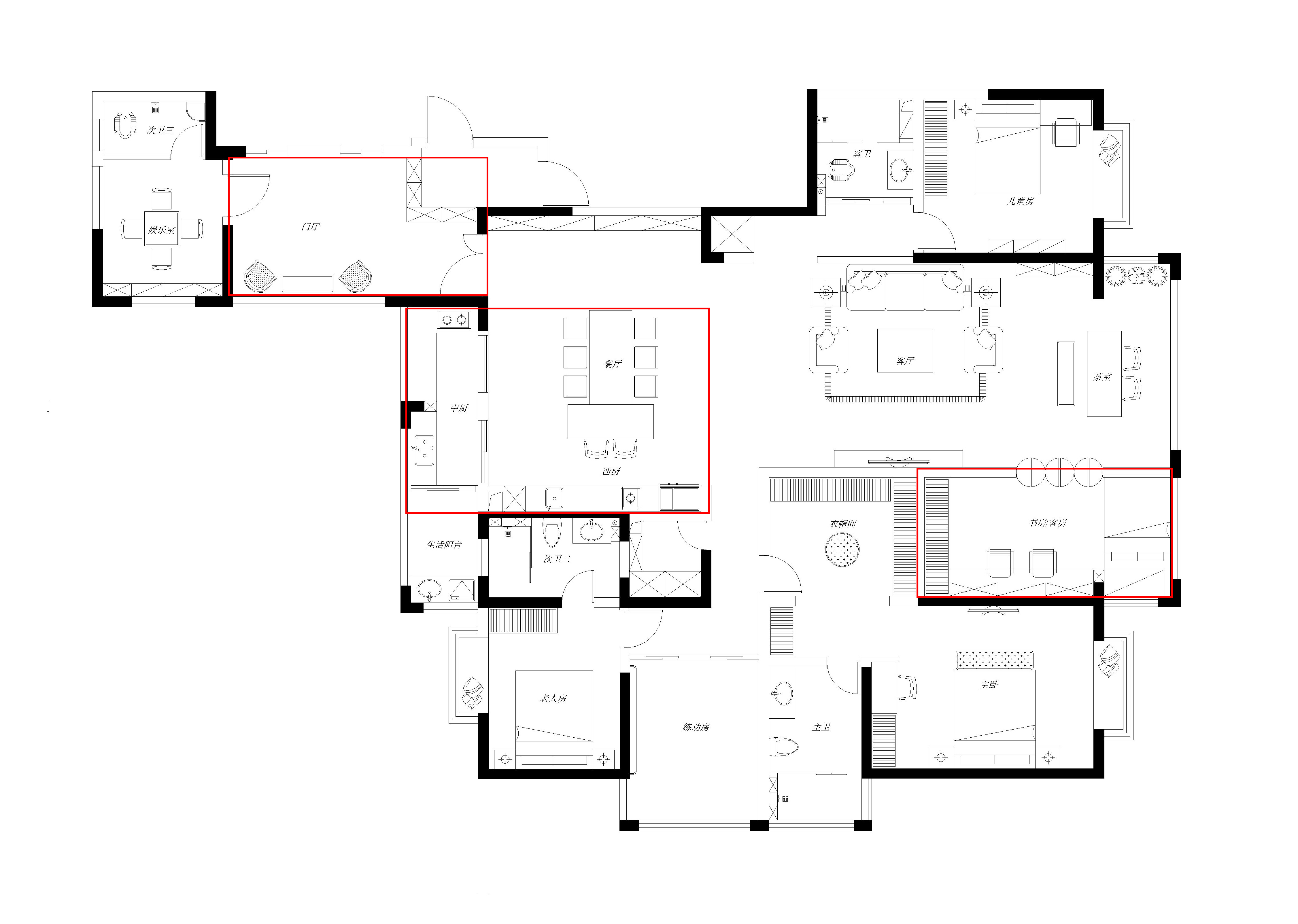 |200平美式轻奢婚房,前卫而精致,满满的小资情调