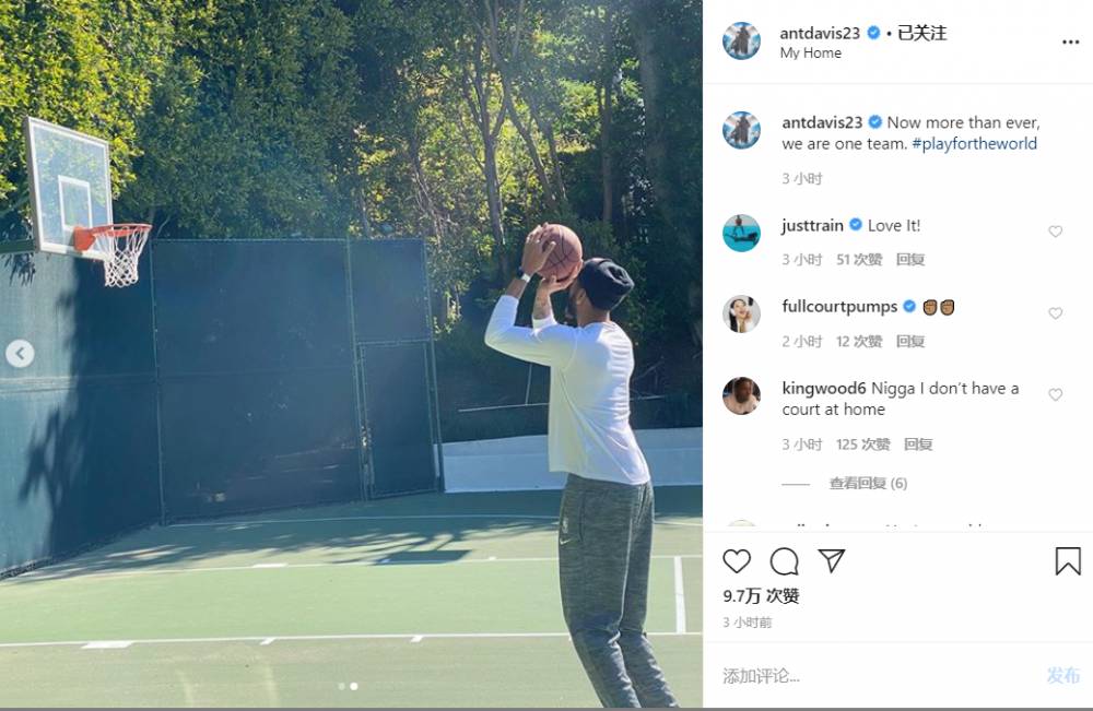 #博尔特#浓眉终于发声！社媒细节让人担忧，球迷：感染的是一主力+字母弟？?