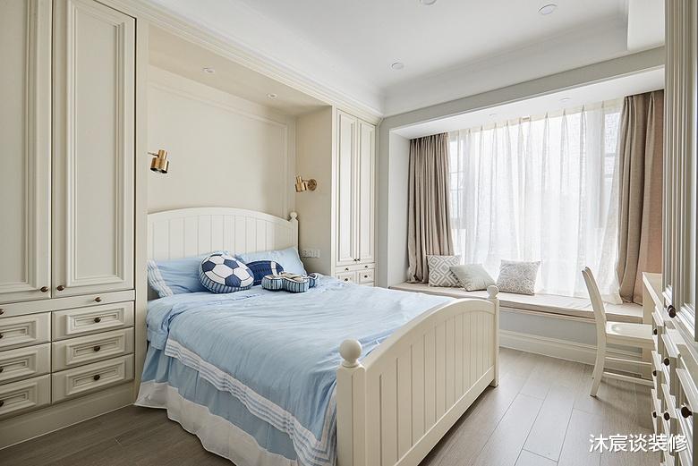 |她放弃复式选择大平层,装修后家人乐开花,全屋白色美式澄明素雅