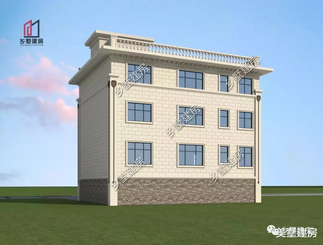 |仓库加平屋顶，农村自建别墅的完美搭配，回乡建房首选这款！