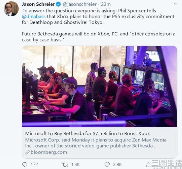 微软|微软耗资75亿美元收购，主机市场风云再起