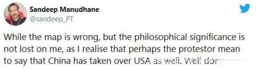 海啸|印度民众发起\反华\游行，拿出张美国地图…