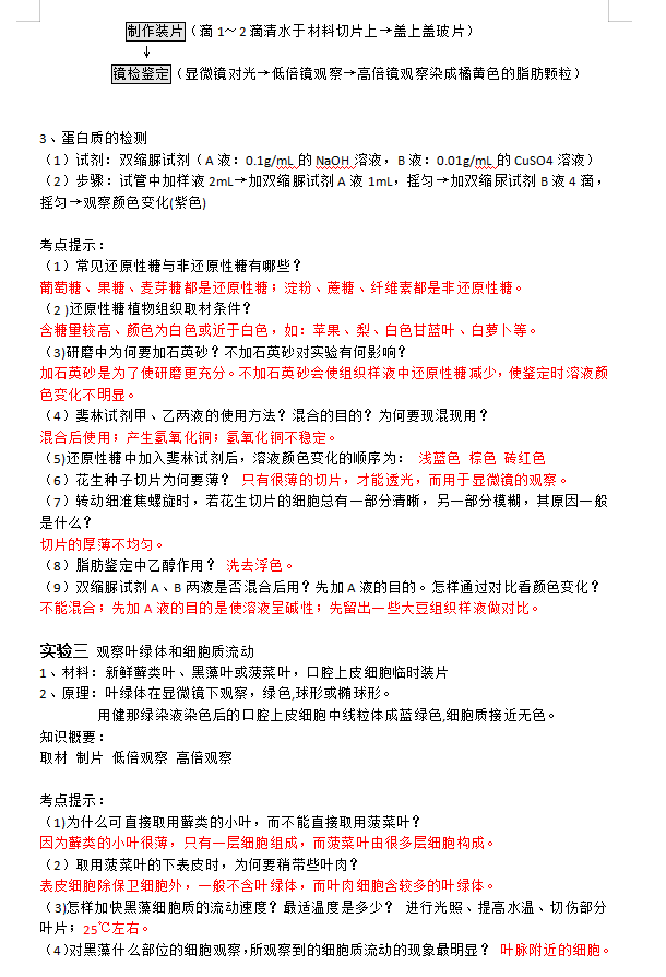 ##高中生物:实验题答题技巧(教材主要解析)攻克大题就是这么简单