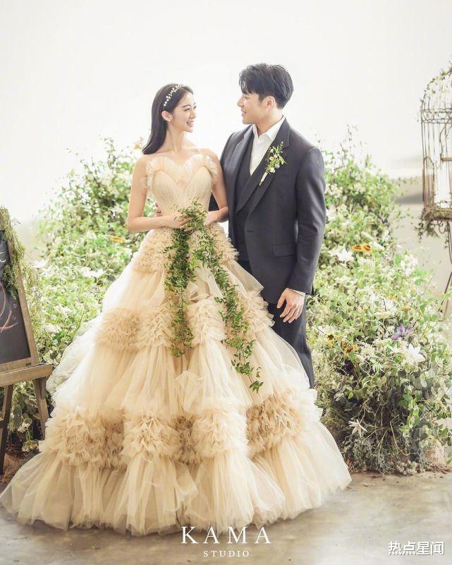 结婚■又一女星宣布结婚!唯美婚纱照曝光,婚后想生一儿一女