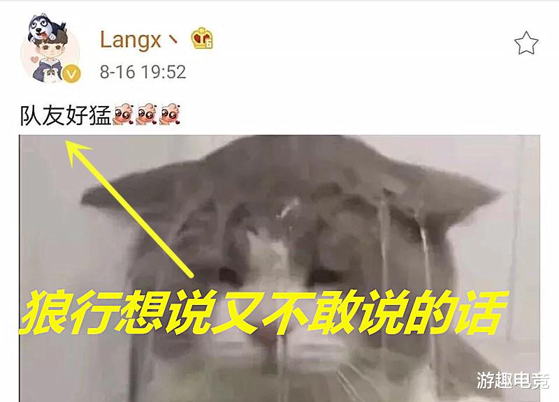 LGD戰勝IG之後，狼行有話不敢說，差點得罪RNG老隊友-圖3