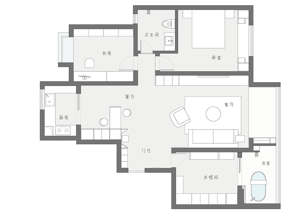 |他家130㎡三居室，一人独住，装修花费40W，客厅现代简洁清爽自然，浴缸放阳台，豪气，忍不住晒晒