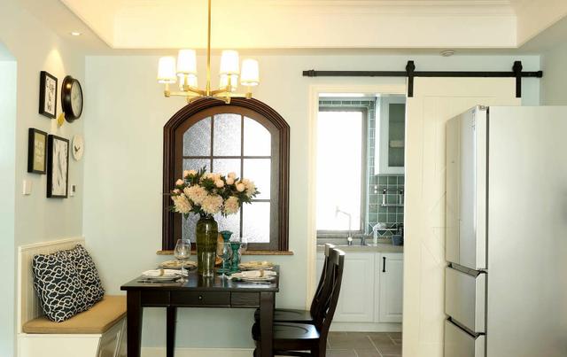 【】看到这样的装修，才明白什么是岁月静好，113m2休闲美式，迷恋了