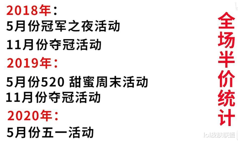 |LOL：双十一确定有活动，但不一定是全场半价