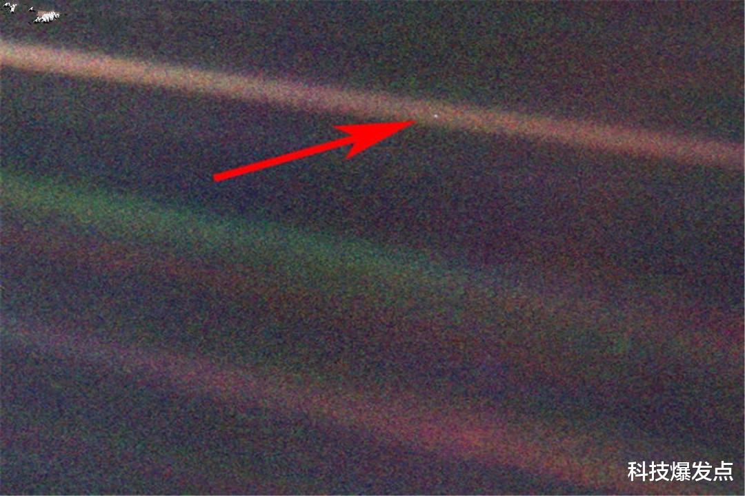 旅行者|旅行者号宇宙航行中，传回的最后一张照片，引发人类深思！