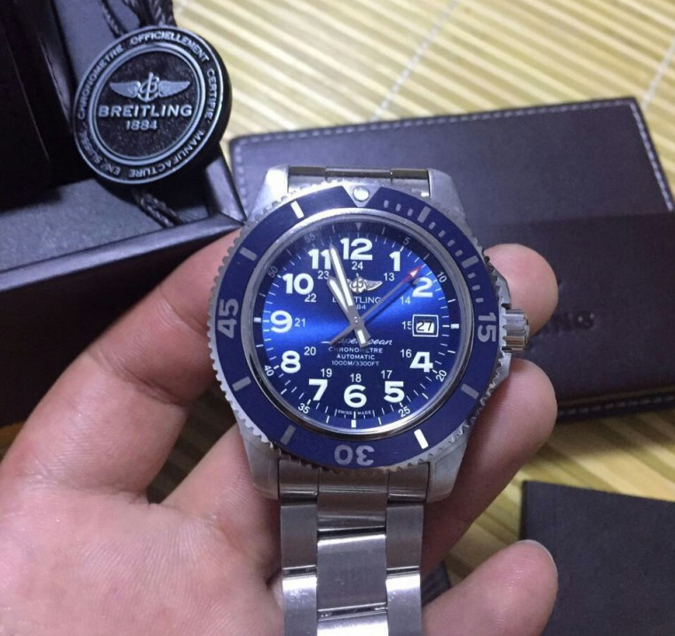 【百年灵】大海般的颜色,大海般的颜值,我深爱的百年灵新超海