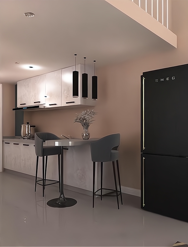 池塘|48㎡小户型公寓装修，只花了10万，也能拥有五脏俱全的空间