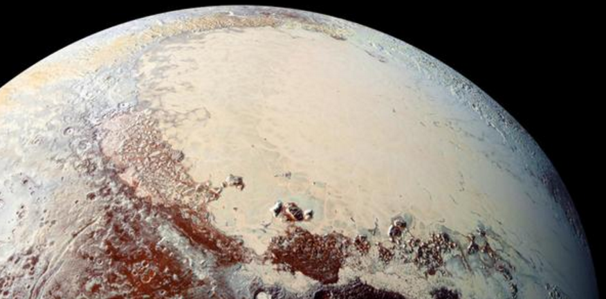 科学家▲?冥王星出现不明物体?科学家将其放大后,依然一头雾水!