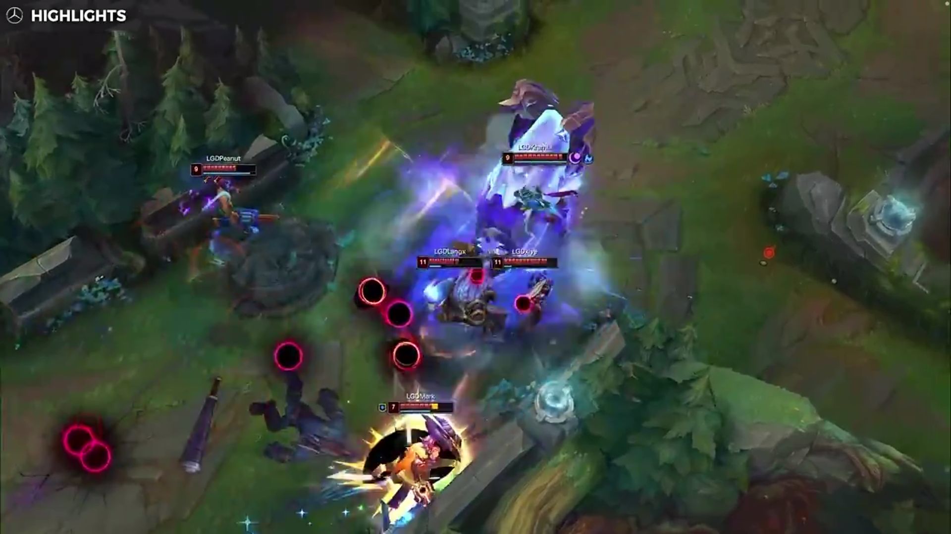 【LGD】LGD登顶积分榜！狼行反向大招致敬韦神，全华班6连败垫底！