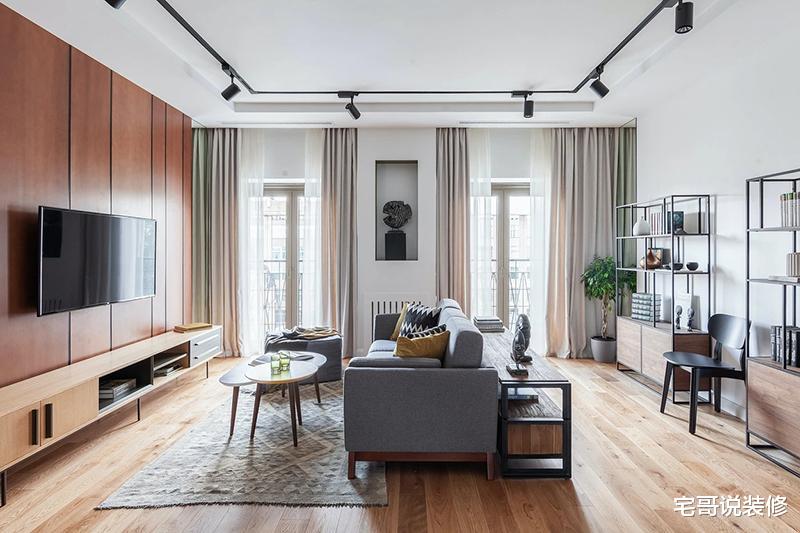 女孩|30岁单身女孩的59㎡公寓，“横厅”设计，住过才知道多舒适