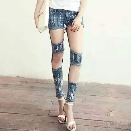 射手座@心理测试：你接受破洞裤破到哪种程度？测你最容易和哪种男生结缘